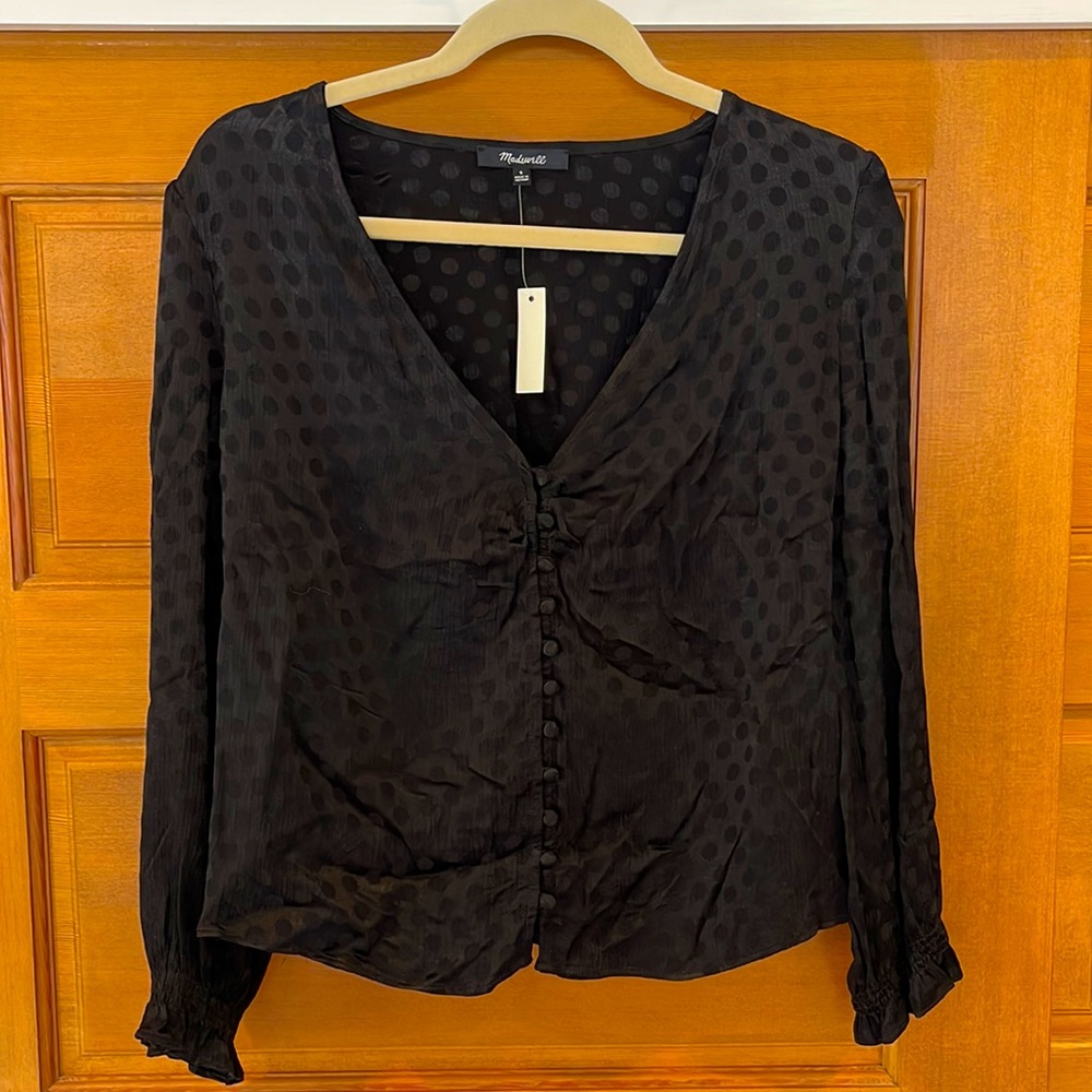 Madewell silk blouse- size 6